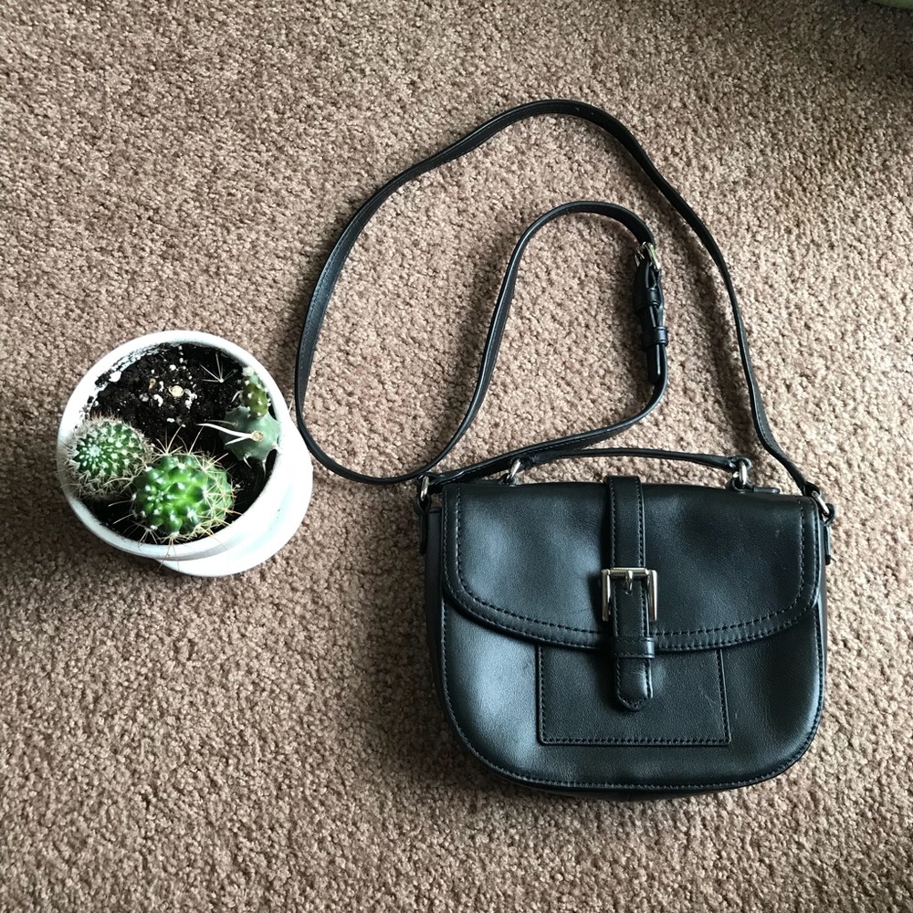 Leather cross body